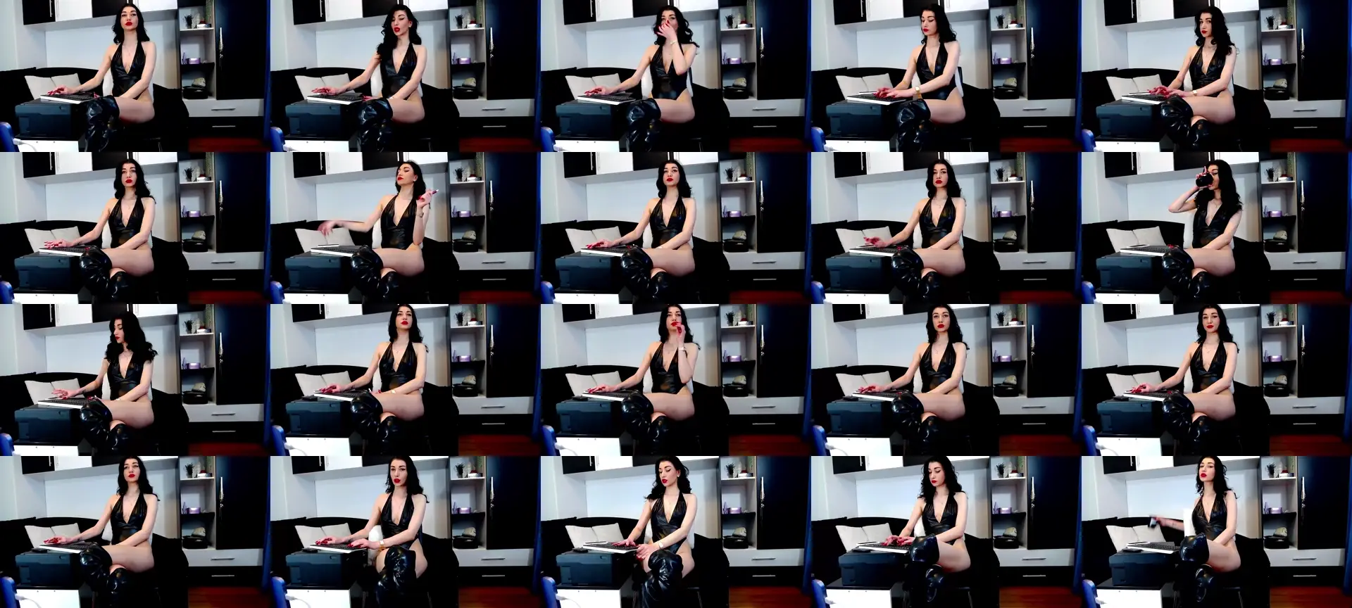 GoddessBlaze photo contact sheet