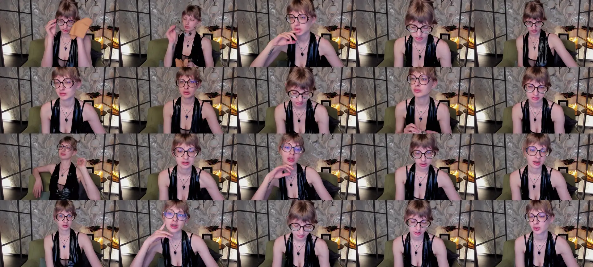 GoddessRubyyy photo contact sheet