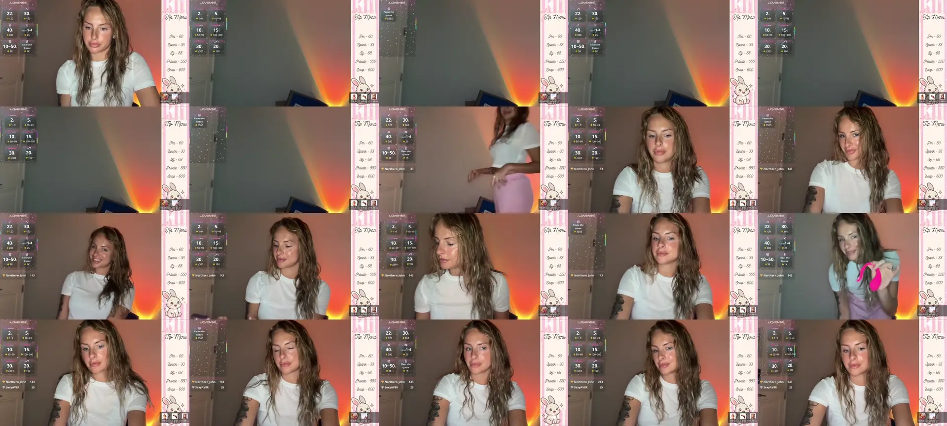 GodessTatiRae photo contact sheet