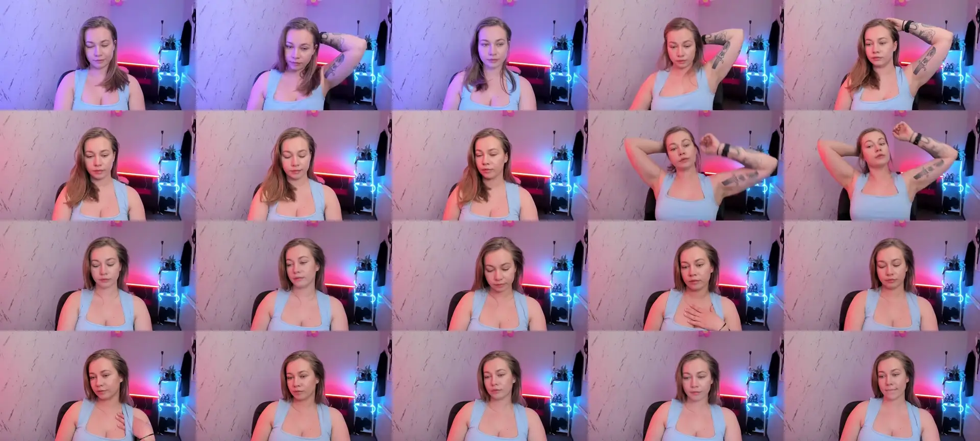 Holly_XXX photo contact sheet