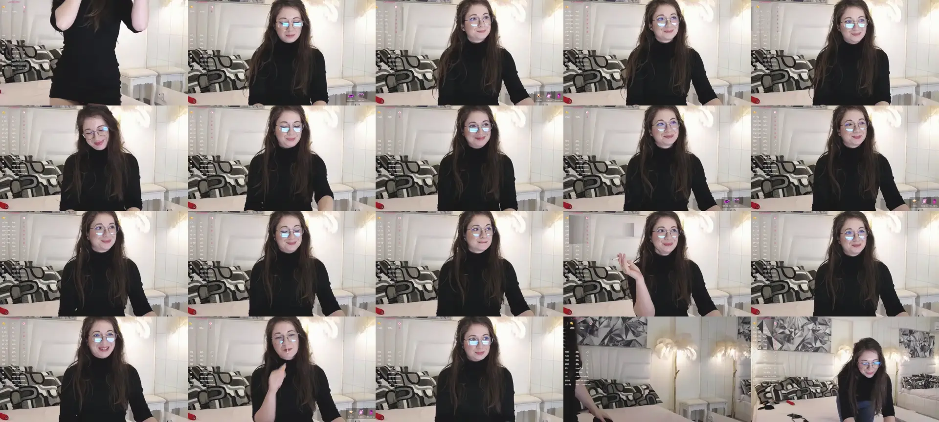 JennaClover photo contact sheet