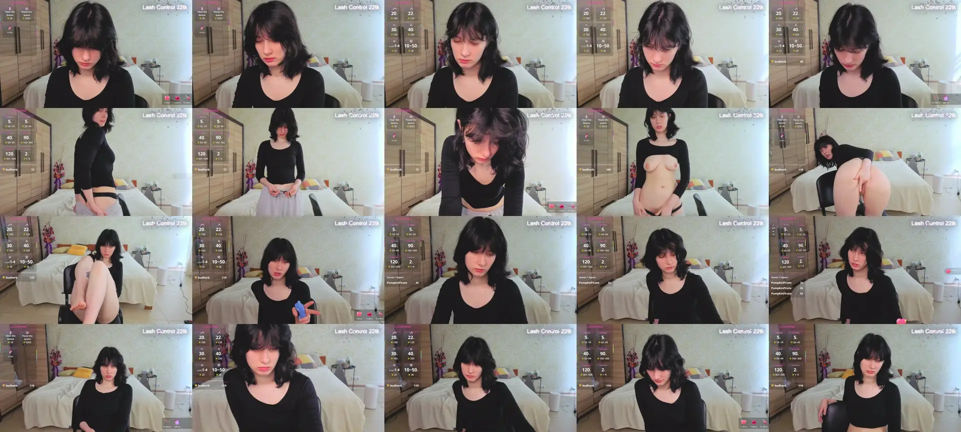 JulisSweet photo contact sheet