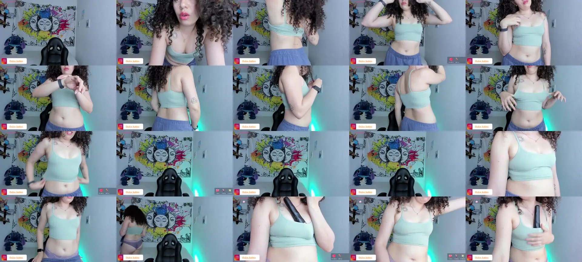 Just_katiex photo contact sheet