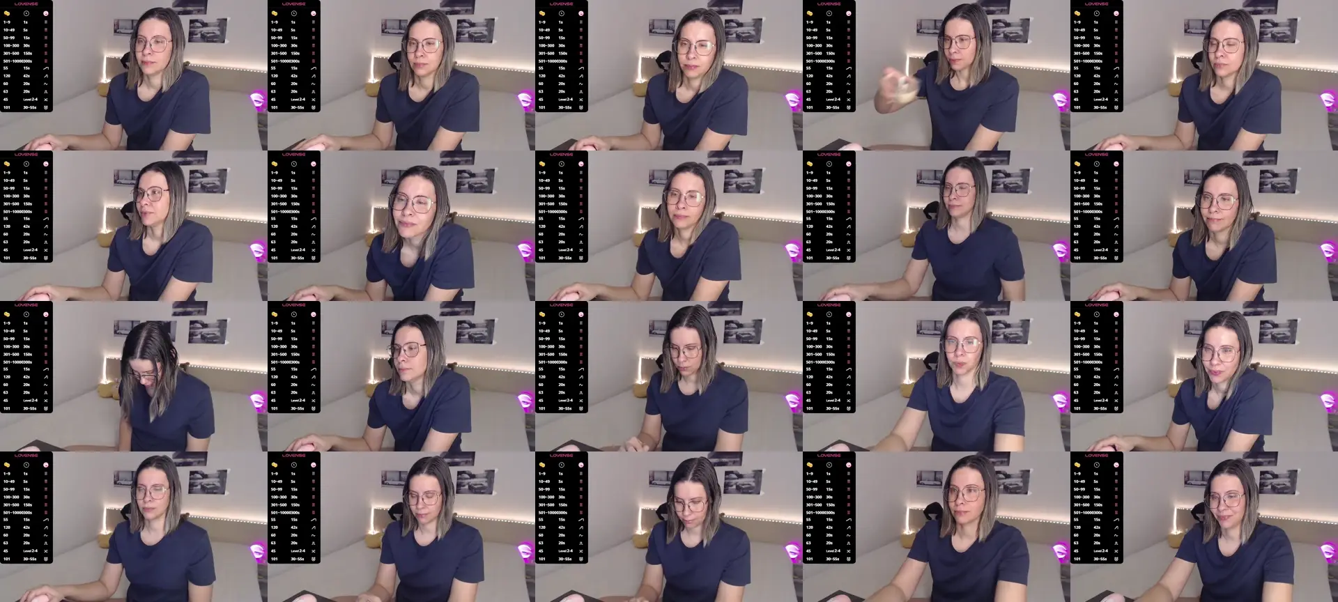 JustMeXY7 photo contact sheet