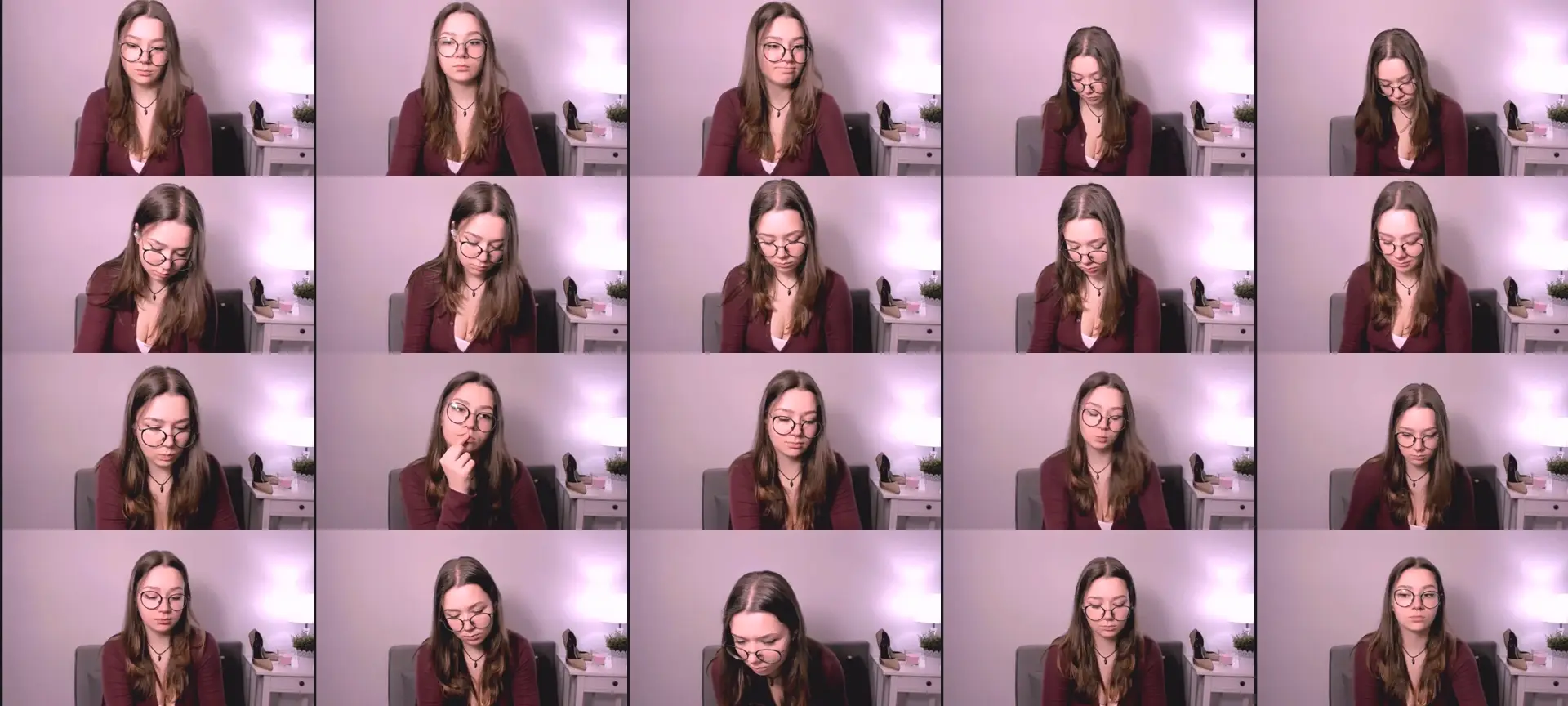 KatyAngel photo contact sheet