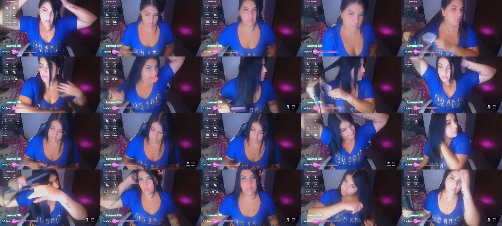 KrisKaboom photo contact sheet