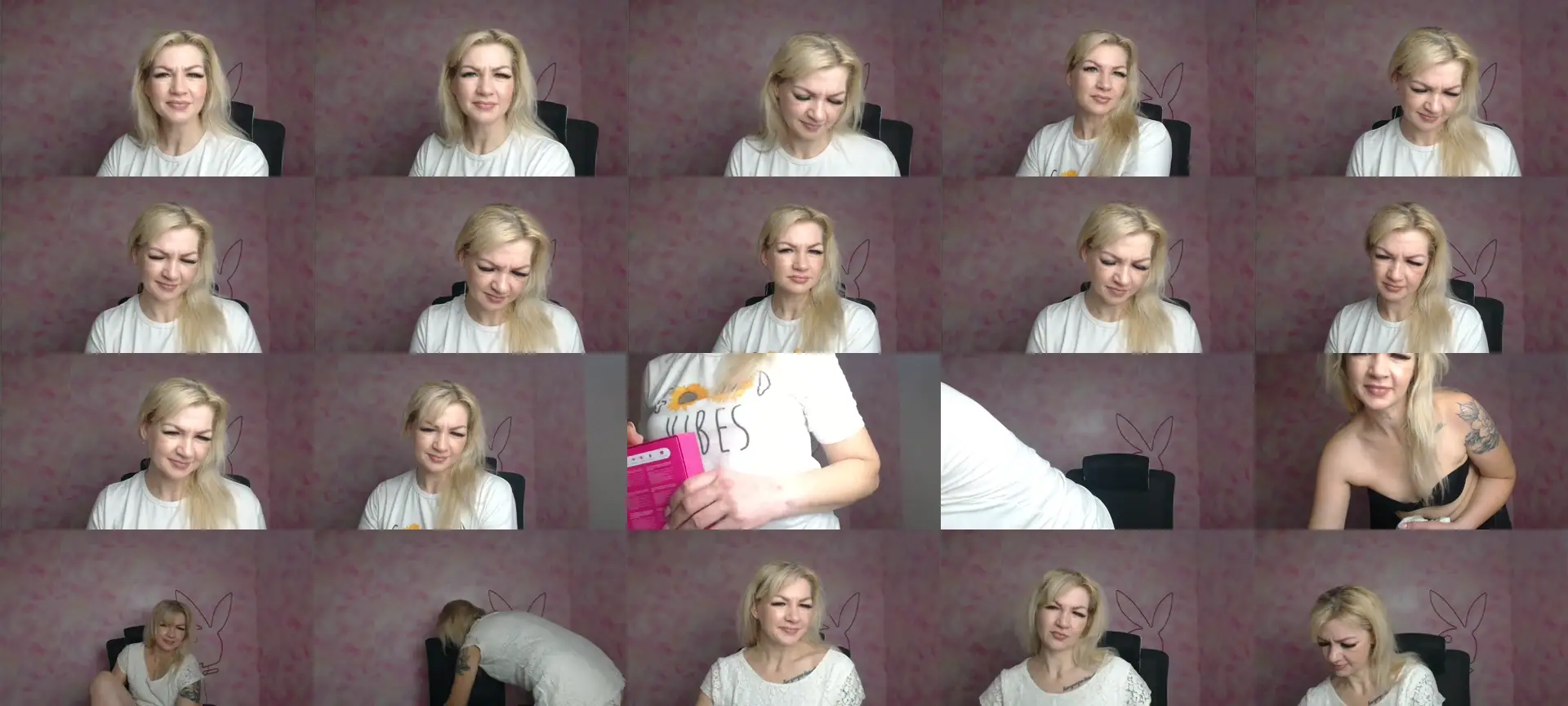 Lady_Sweet photo contact sheet