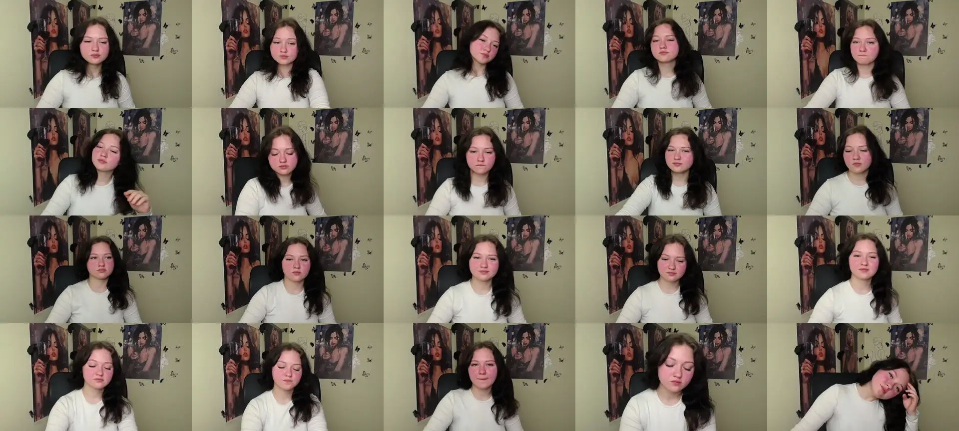 LAlicee photo contact sheet