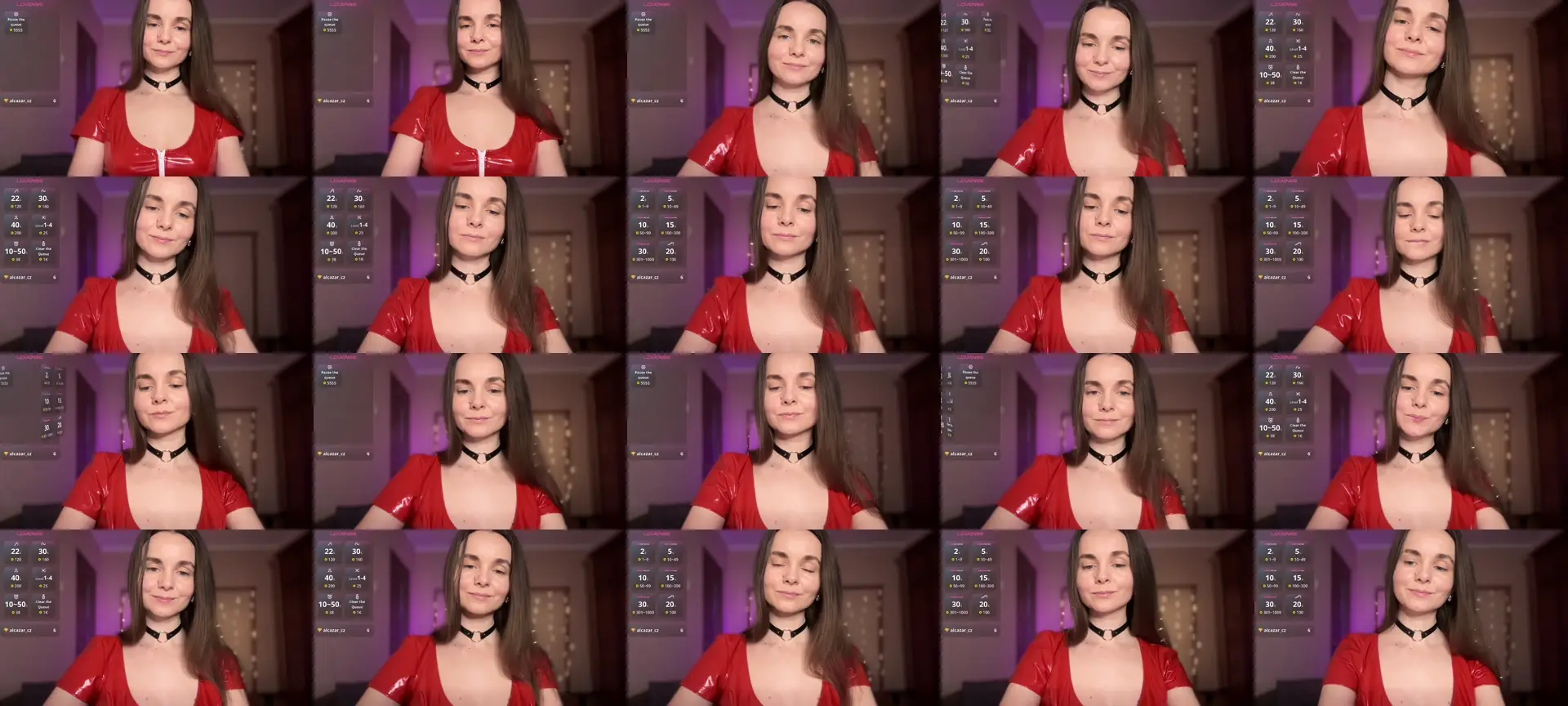 LanaLouLou photo contact sheet