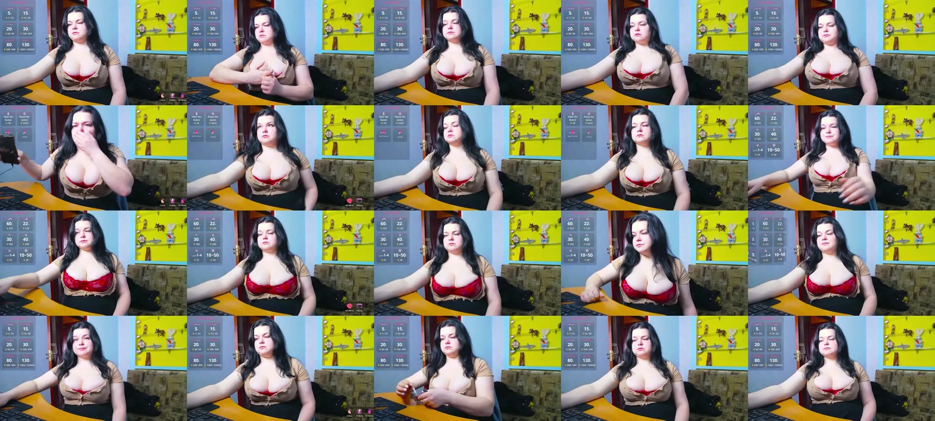 Linasexy77 photo contact sheet