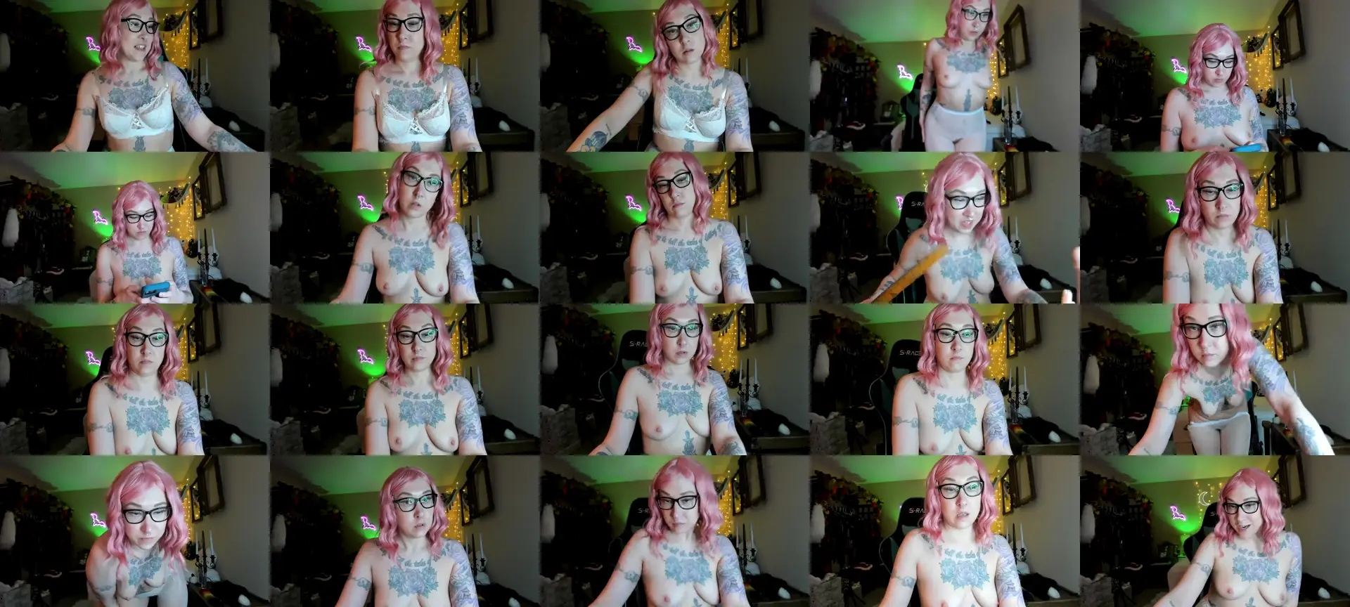 LoveLizzie photo contact sheet