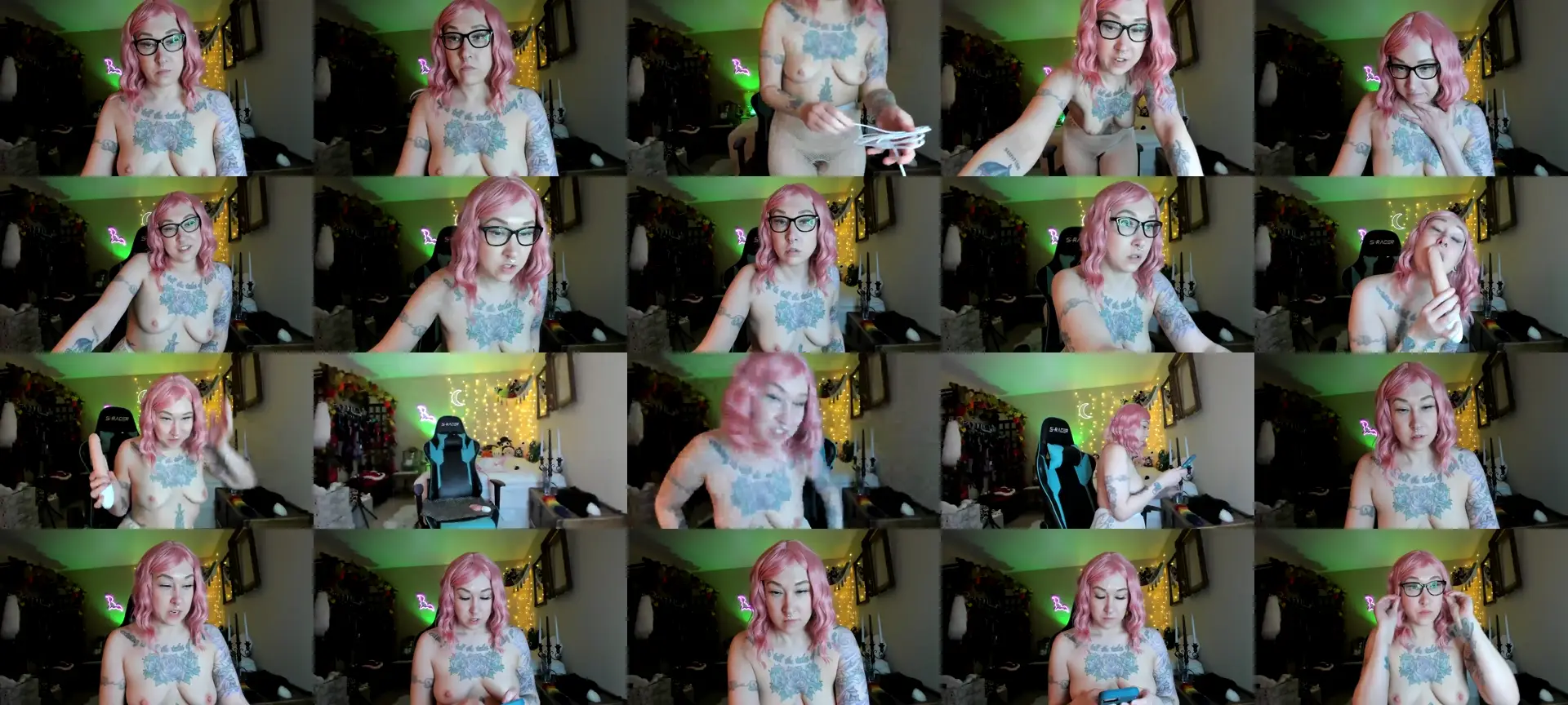 LoveLizzie photo contact sheet