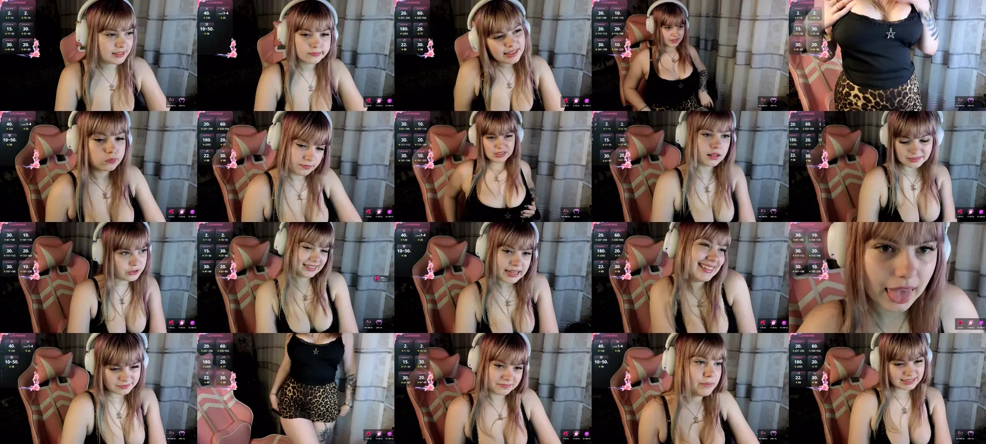 LovelyKriss photo contact sheet