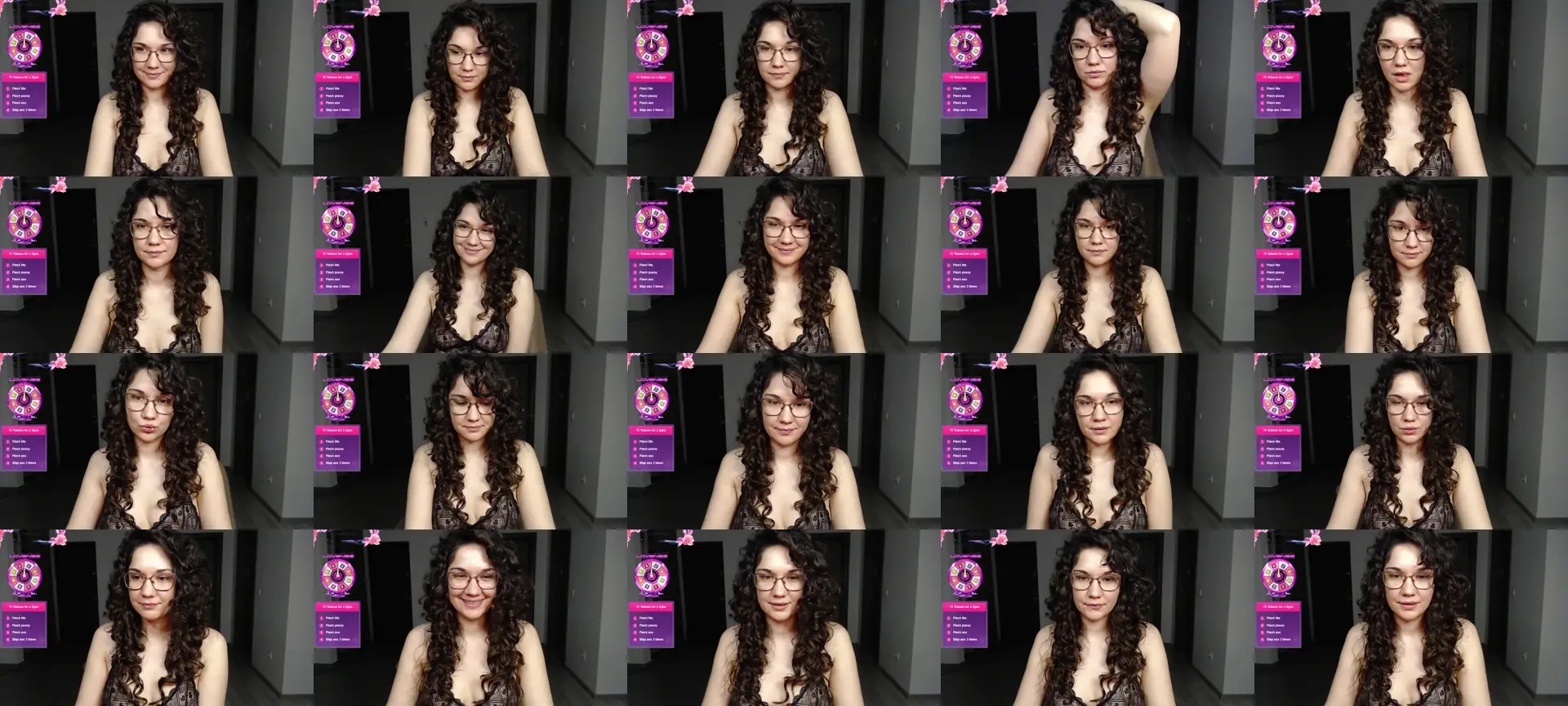 LovelyRosee photo contact sheet