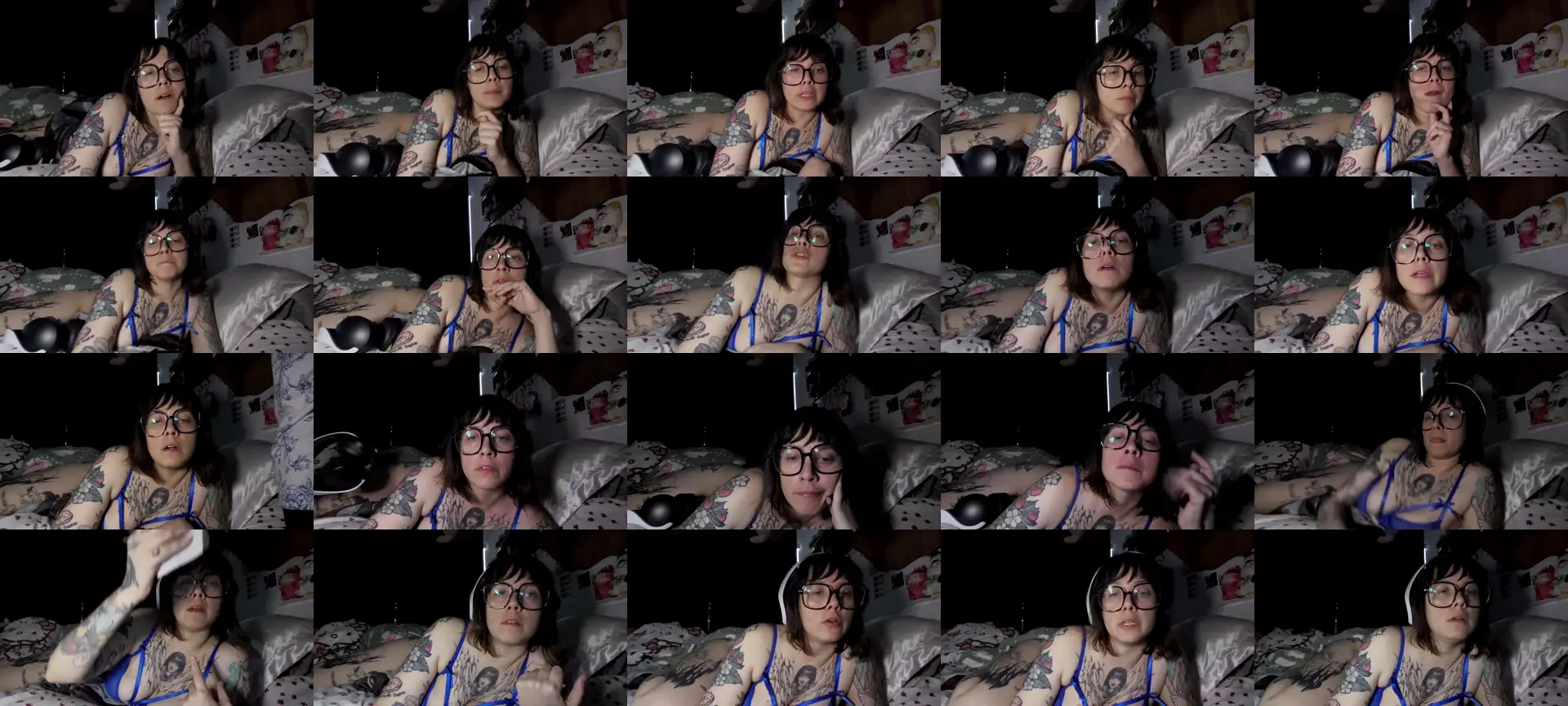 LunaLovely420 photo contact sheet