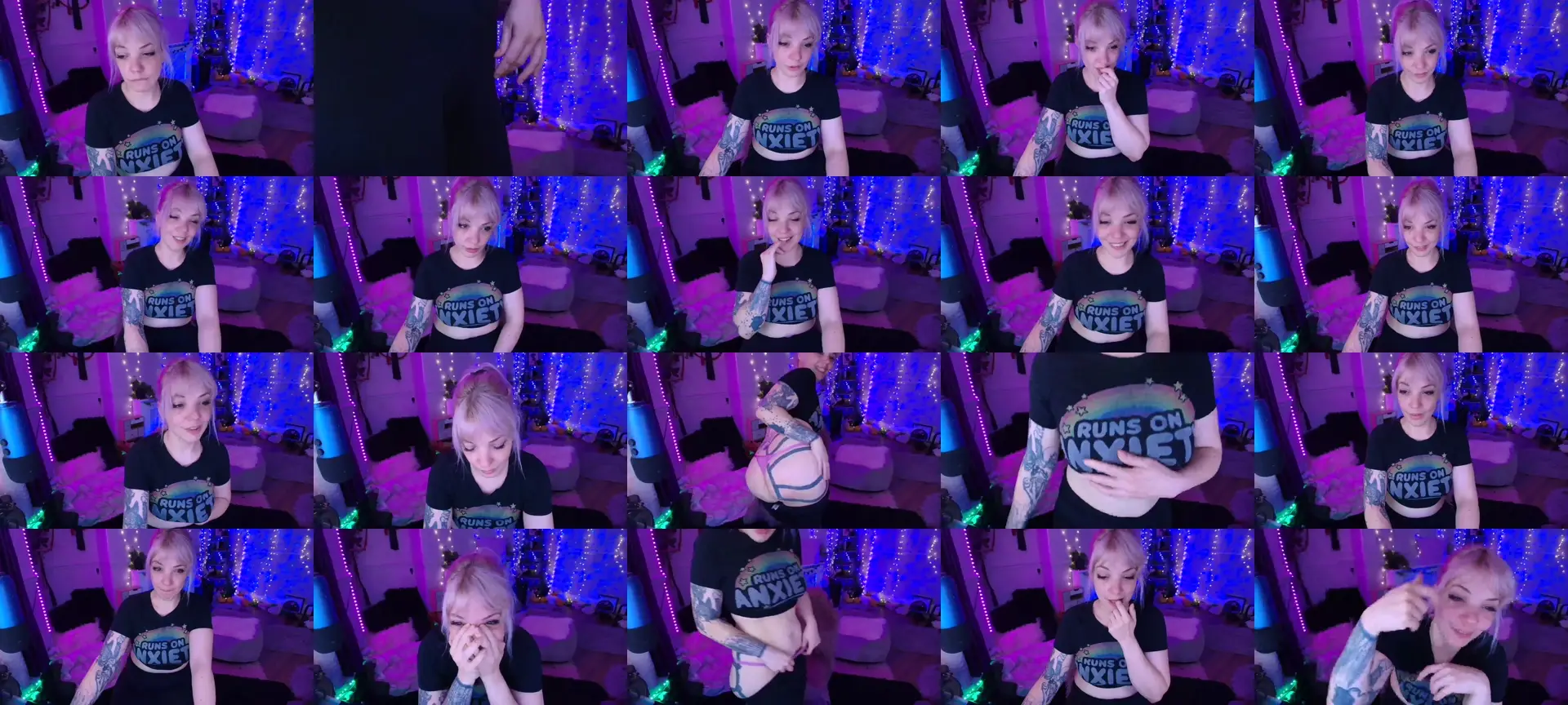 LunaWolfie photo contact sheet