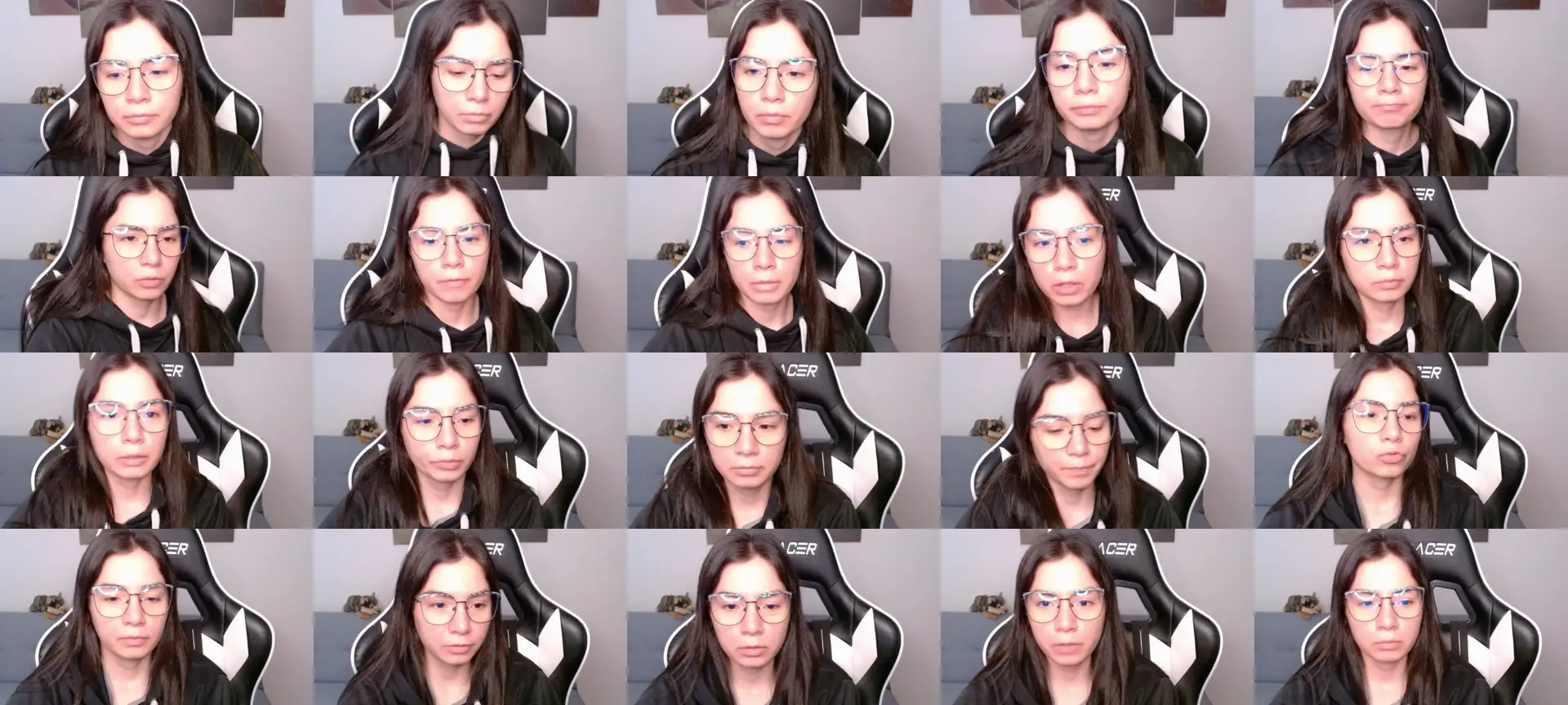 LycanGirl photo contact sheet