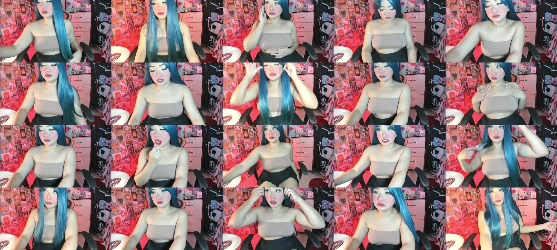 Mellody_cutee photo contact sheet