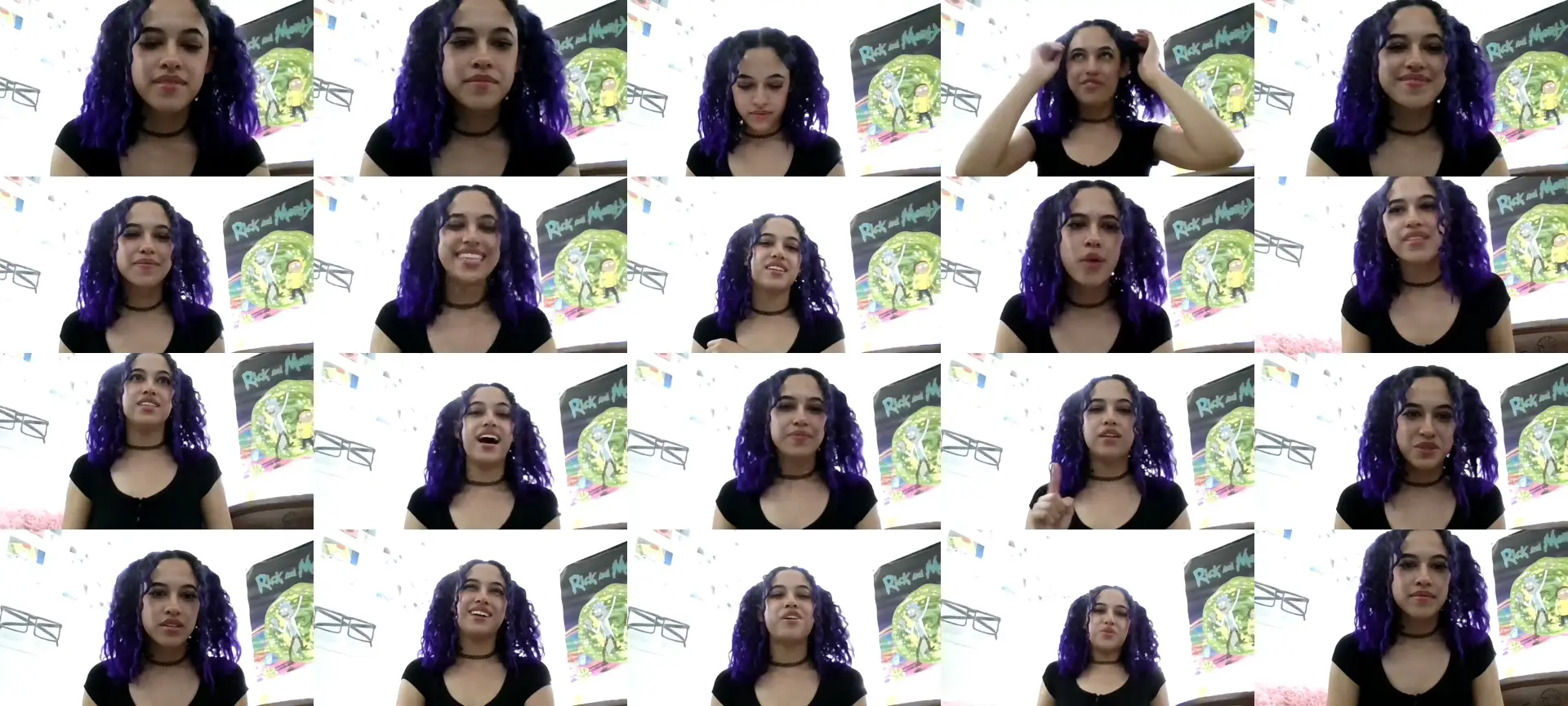 MilaMyBBG photo contact sheet