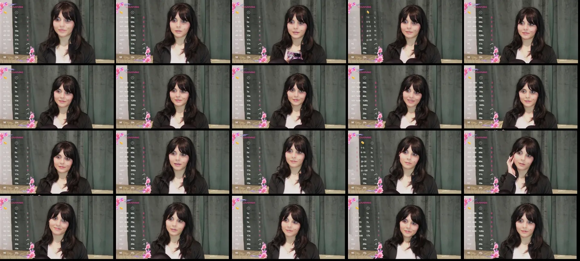 MilenaLynn photo contact sheet