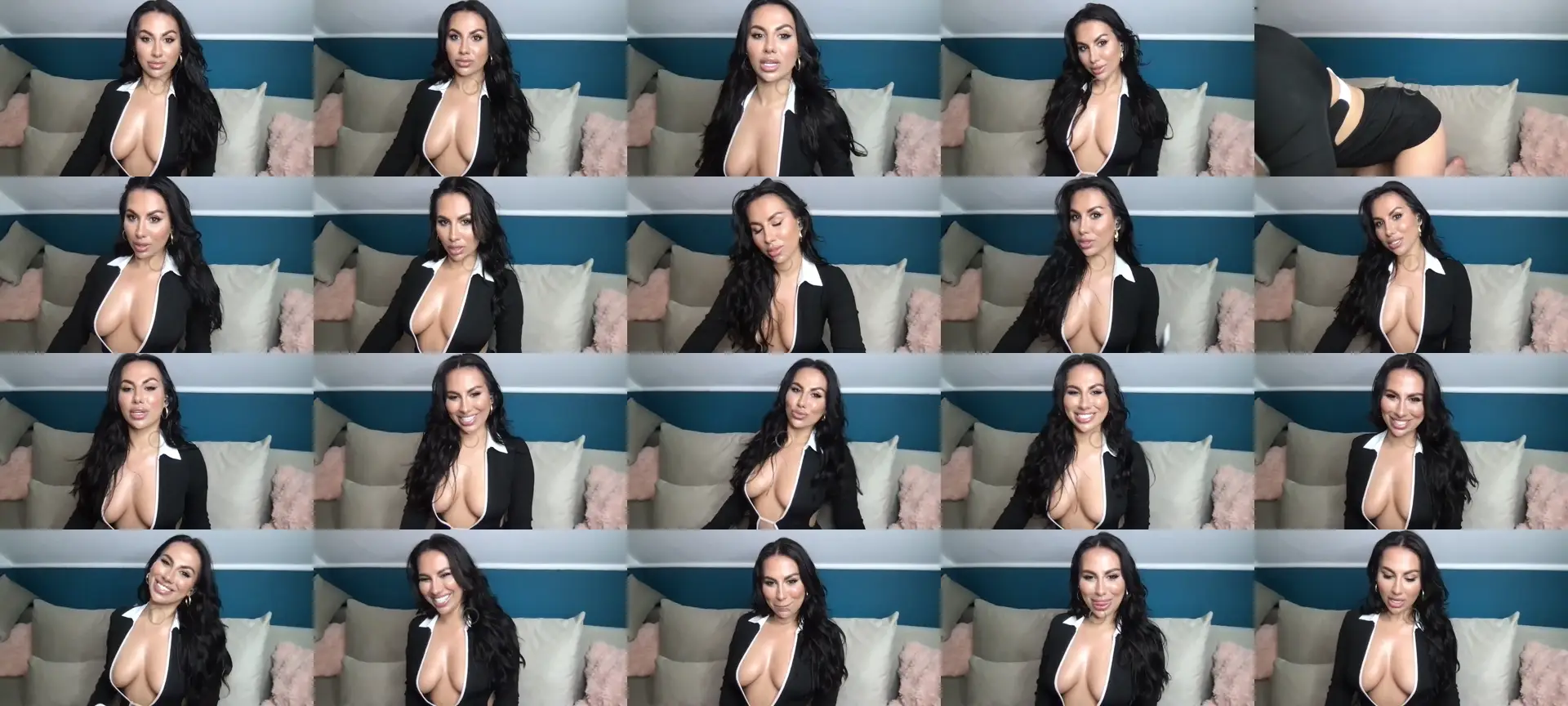 MindyLive photo contact sheet