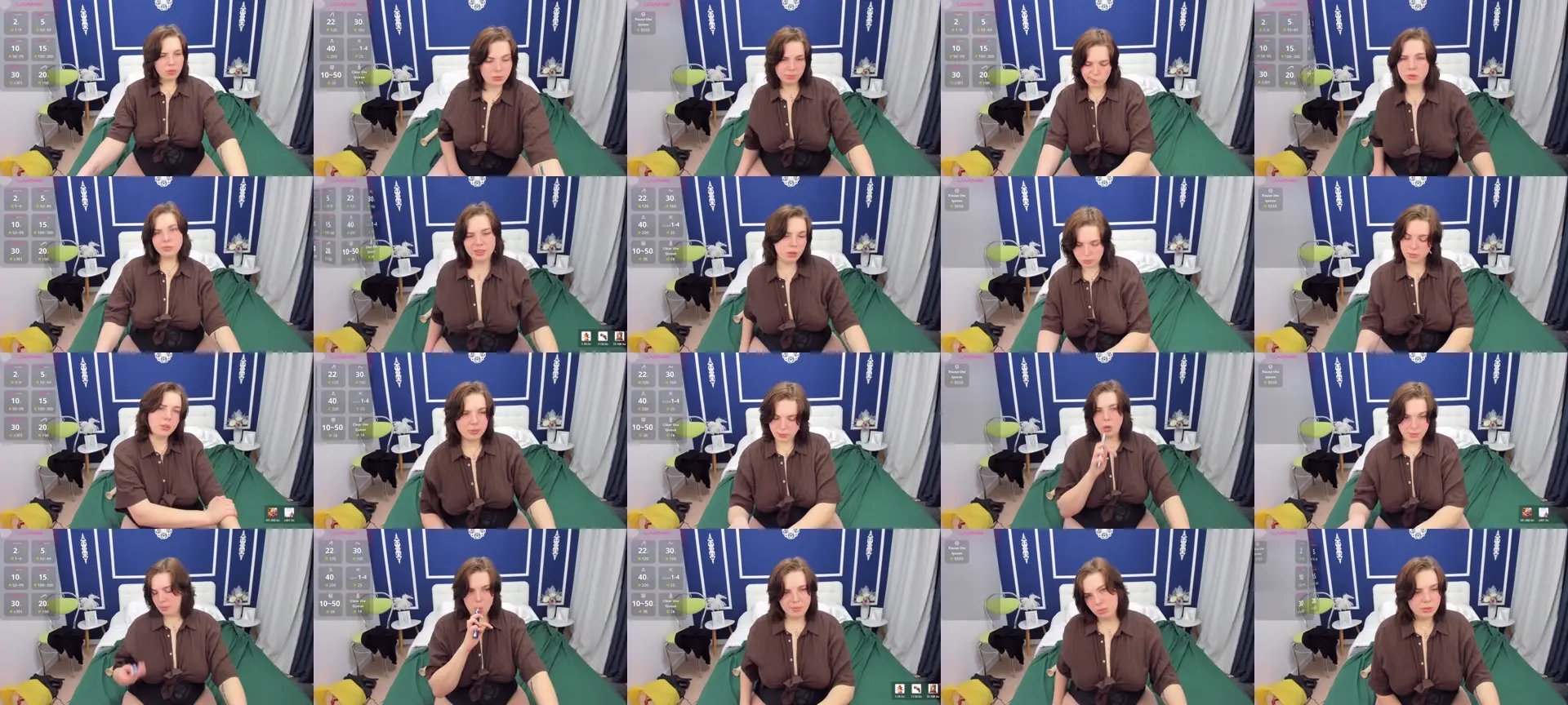 MissCharlin photo contact sheet