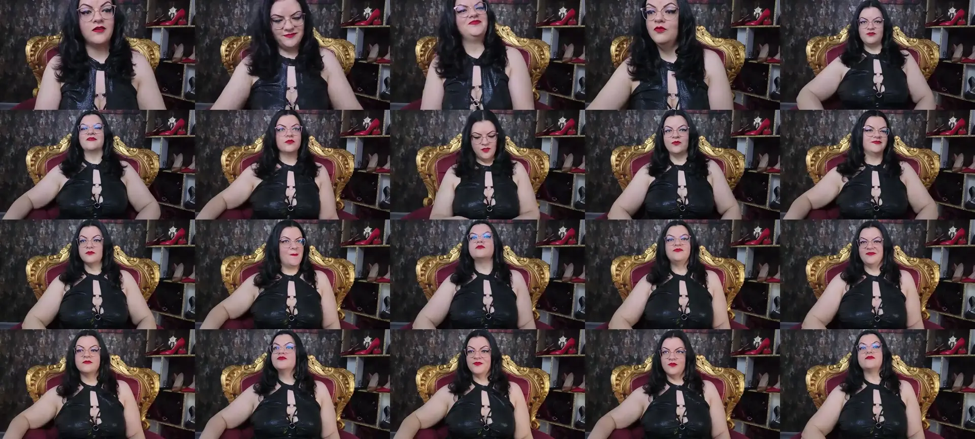 MissLillyBBW photo contact sheet