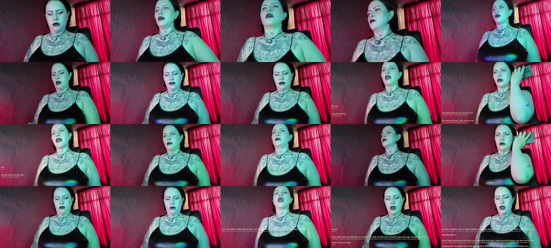 MistressOliv photo contact sheet