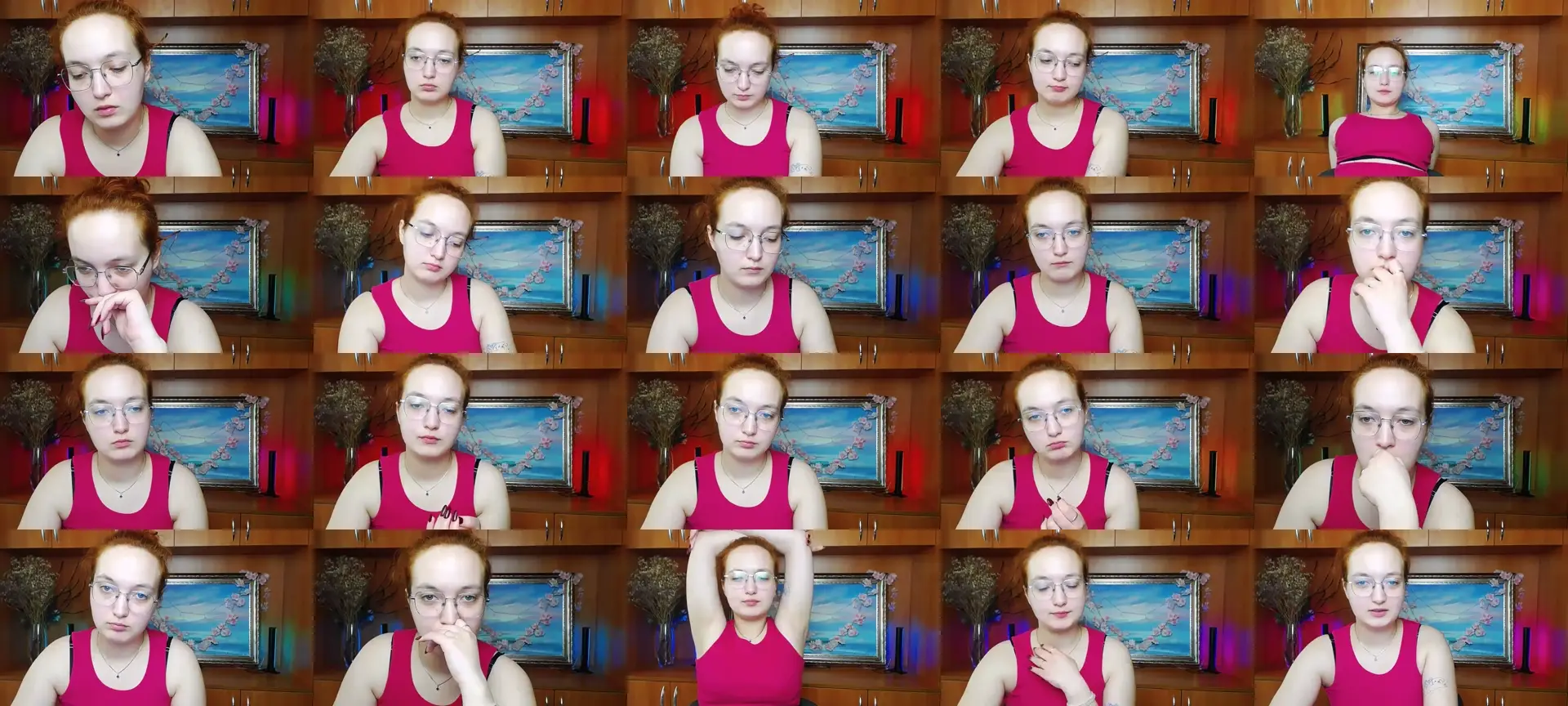 MiyAria photo contact sheet