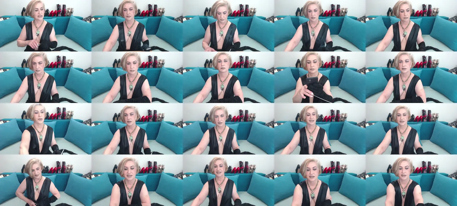 NadiaFemDom photo contact sheet