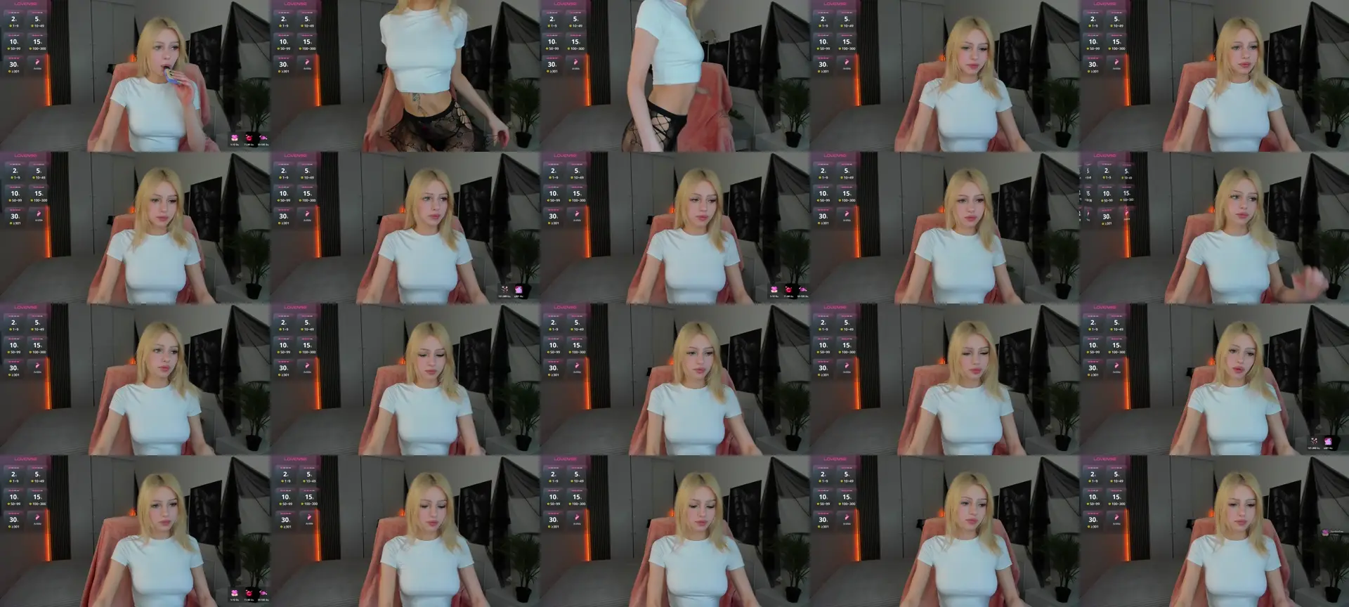 NekoWhite photo contact sheet