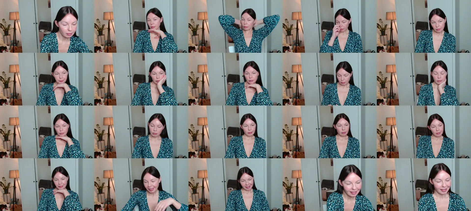 NikkiPie photo contact sheet