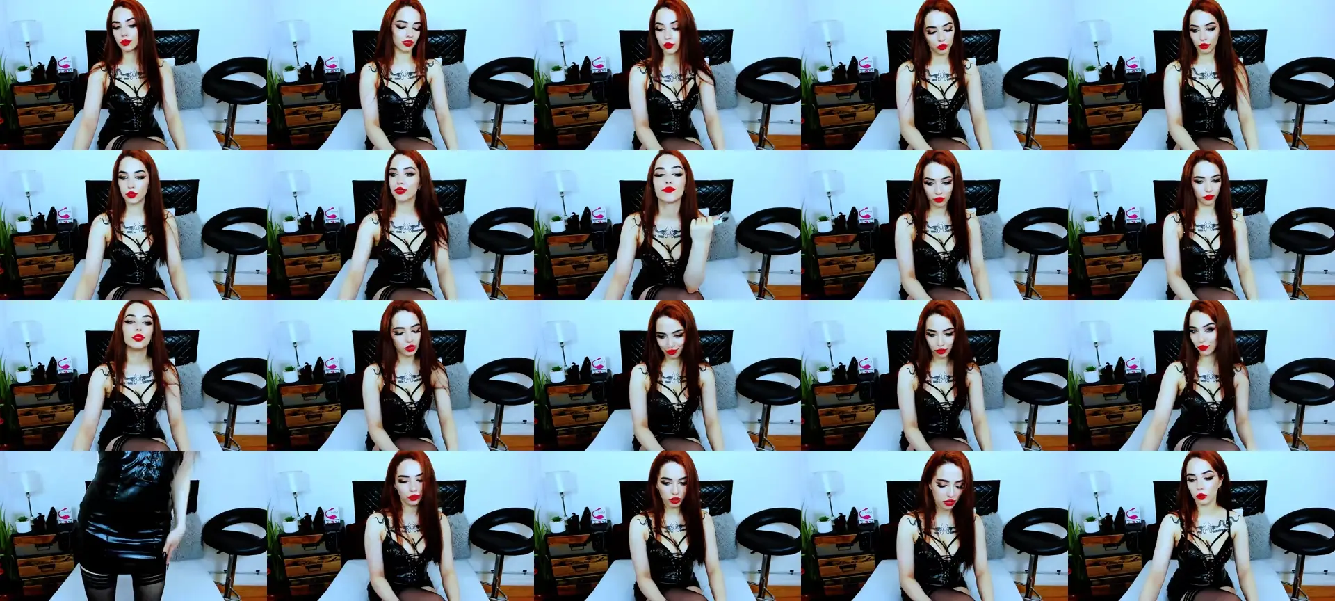 PollyFlirt photo contact sheet