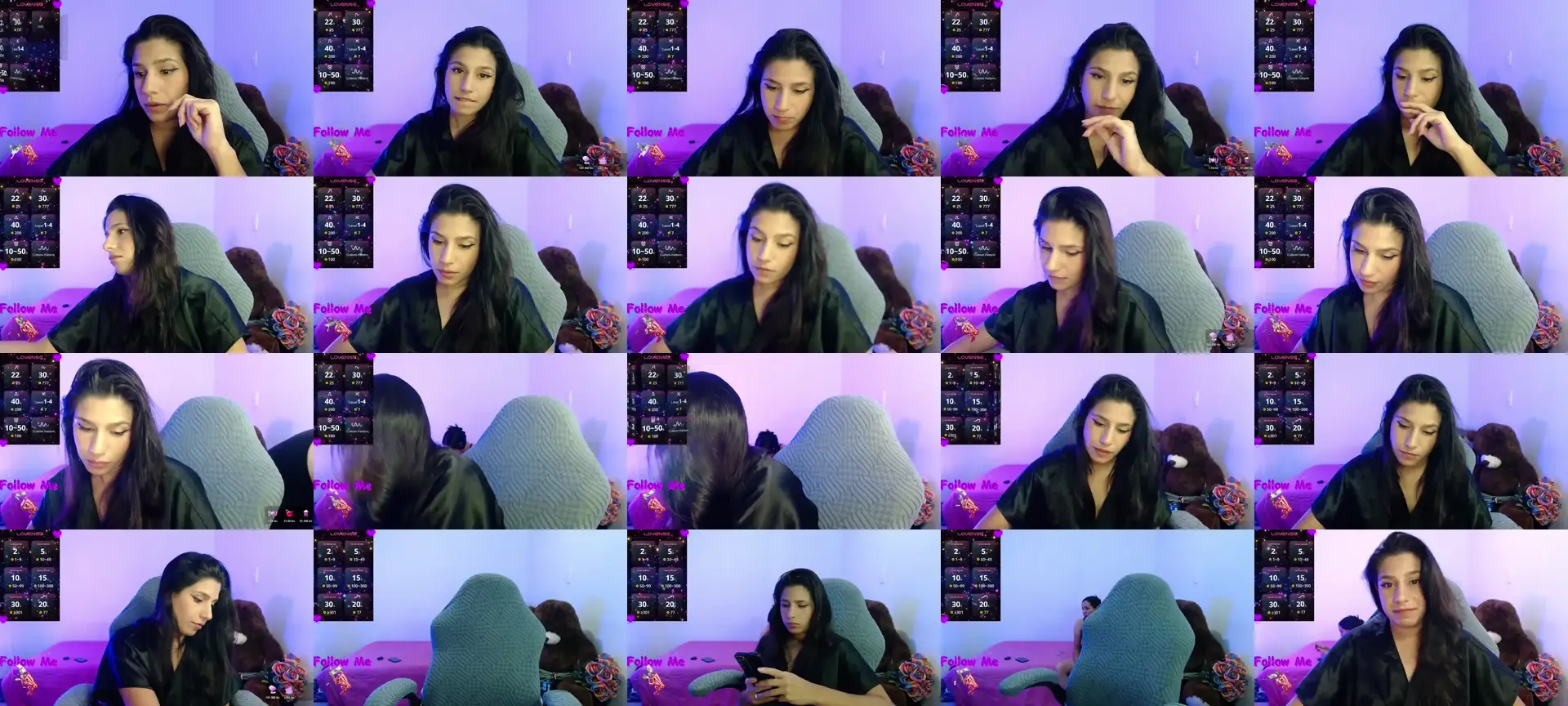 Prettyfriends photo contact sheet