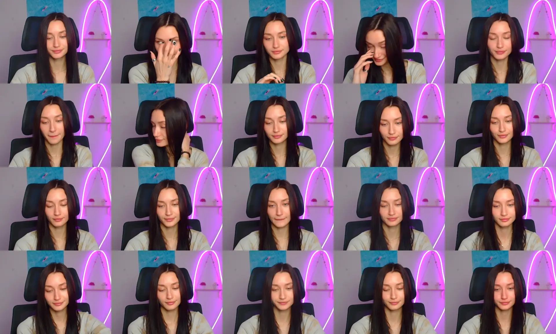 RunaDiva photo contact sheet