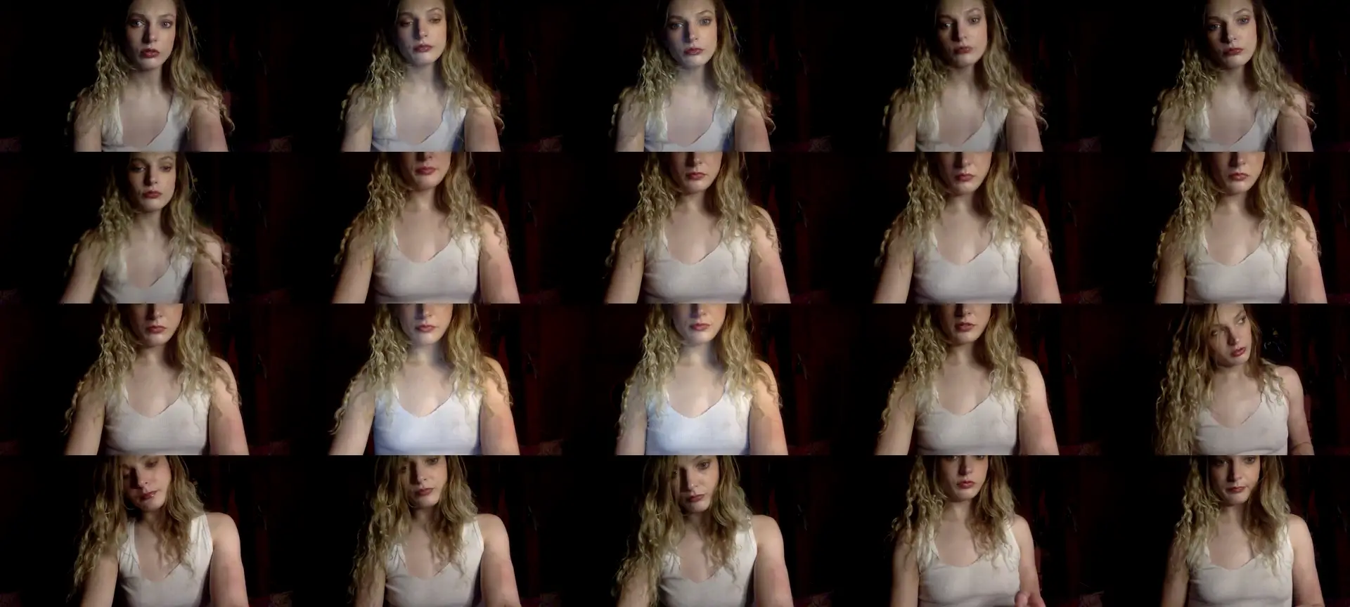 Scarlettfire1 photo contact sheet