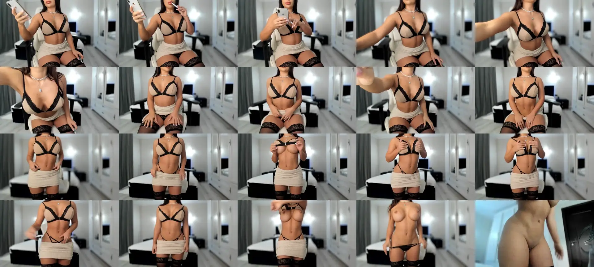 Sensualqueen photo contact sheet