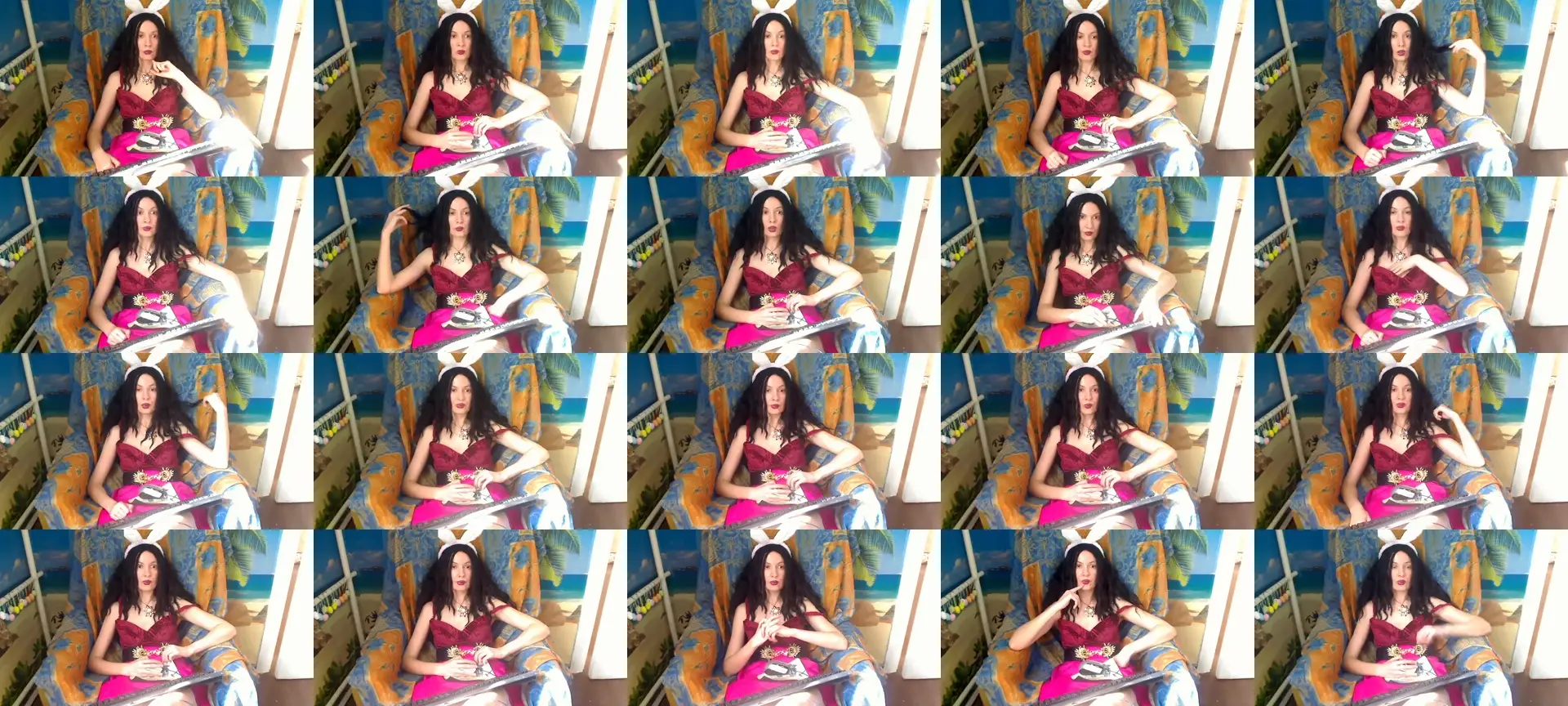 SexyAngelM photo contact sheet