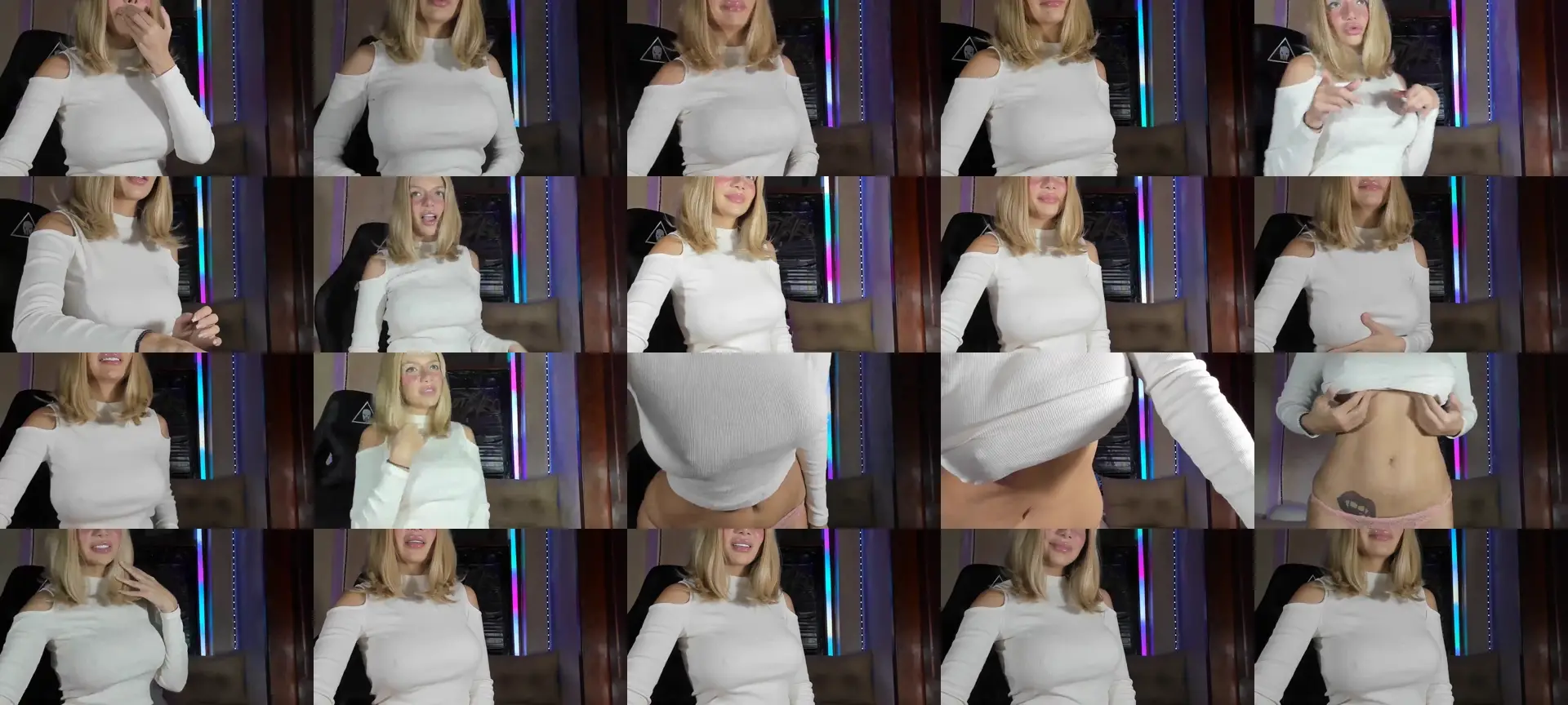 SolarNicky photo contact sheet