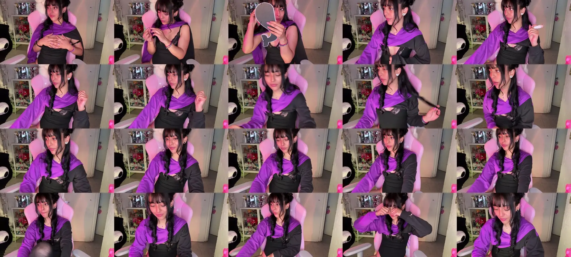 SweetKattie photo contact sheet