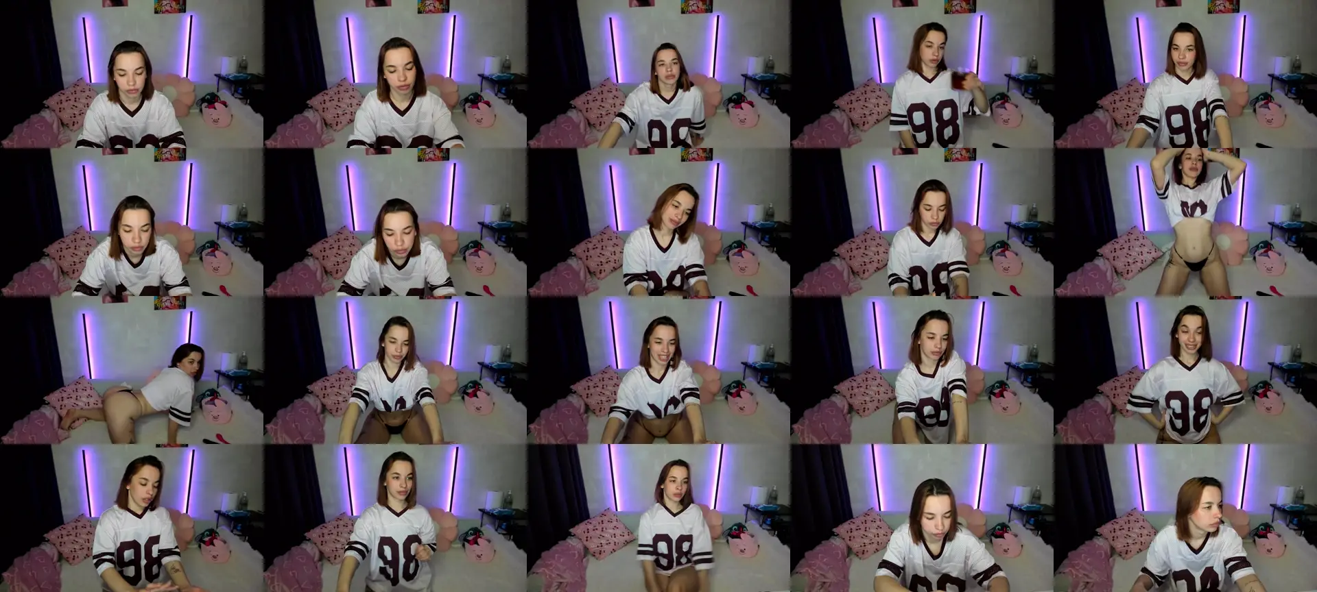 VelvetSecret photo contact sheet