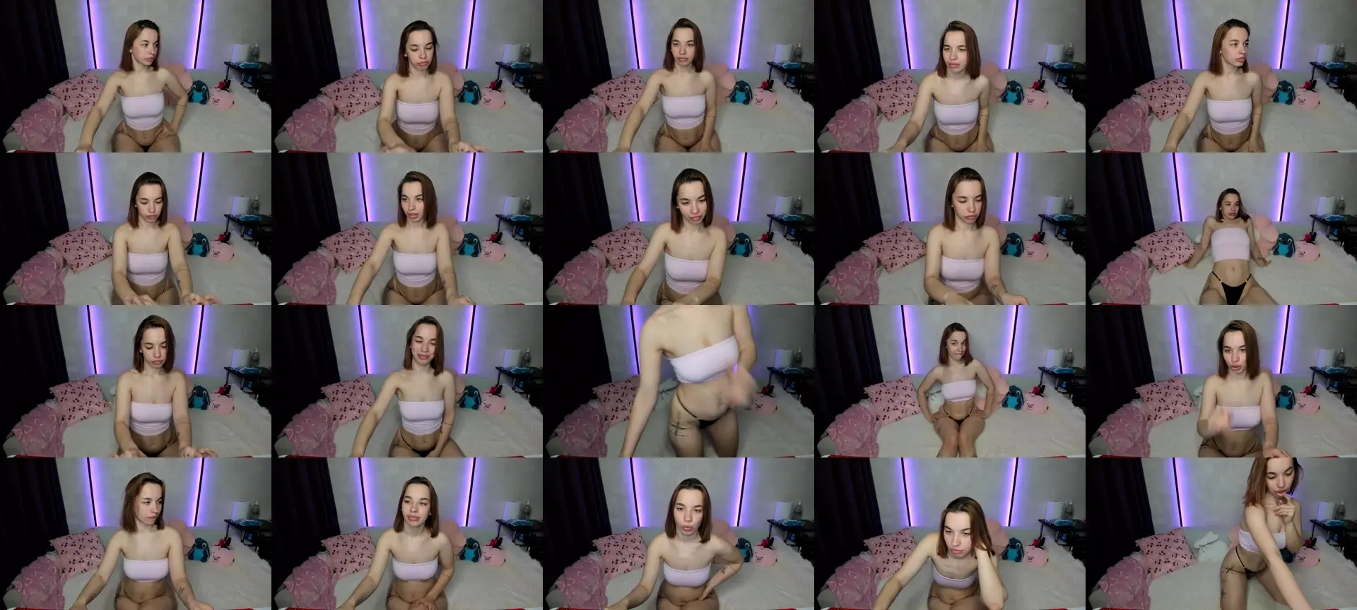 VelvetSecret photo contact sheet