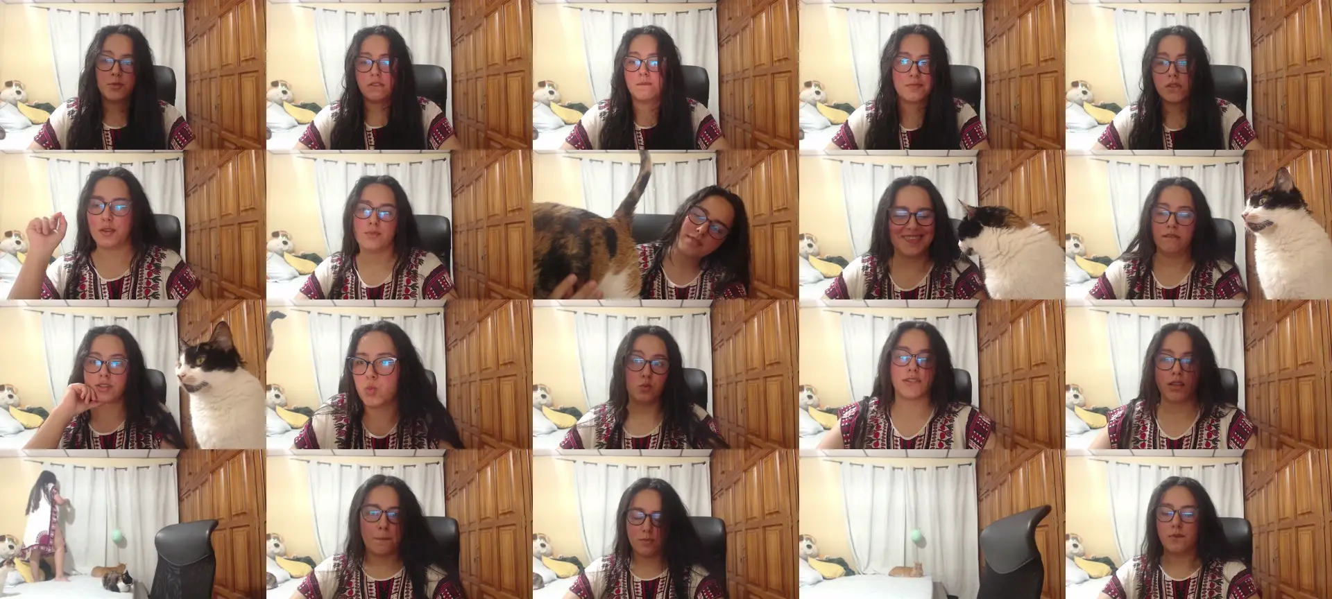 Venus_cat photo contact sheet