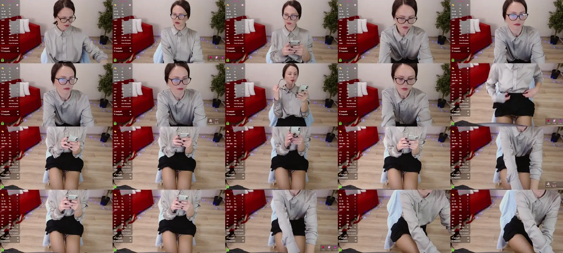 VickyH0ney photo contact sheet
