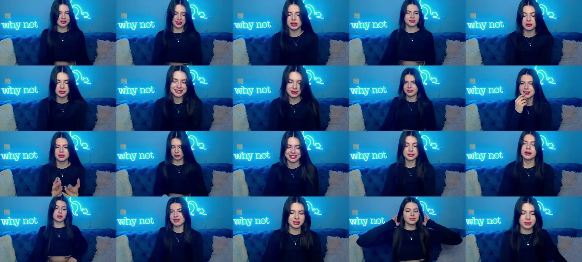 ViolinaLove photo contact sheet