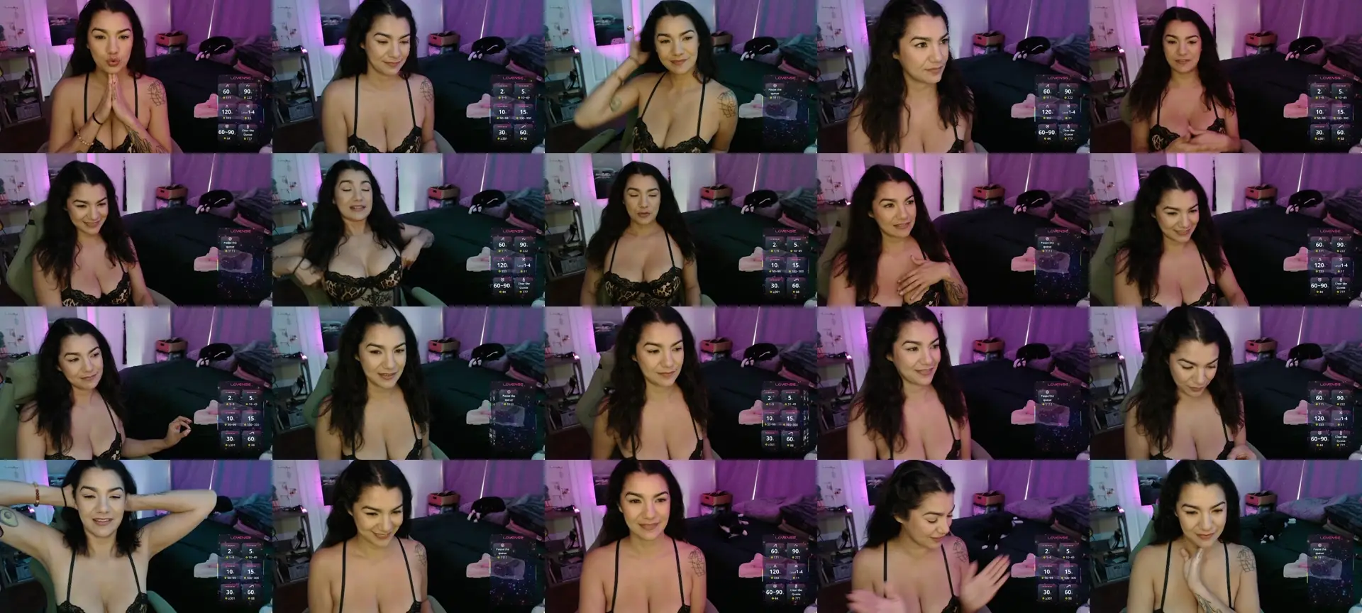 xoRoxanne photo contact sheet