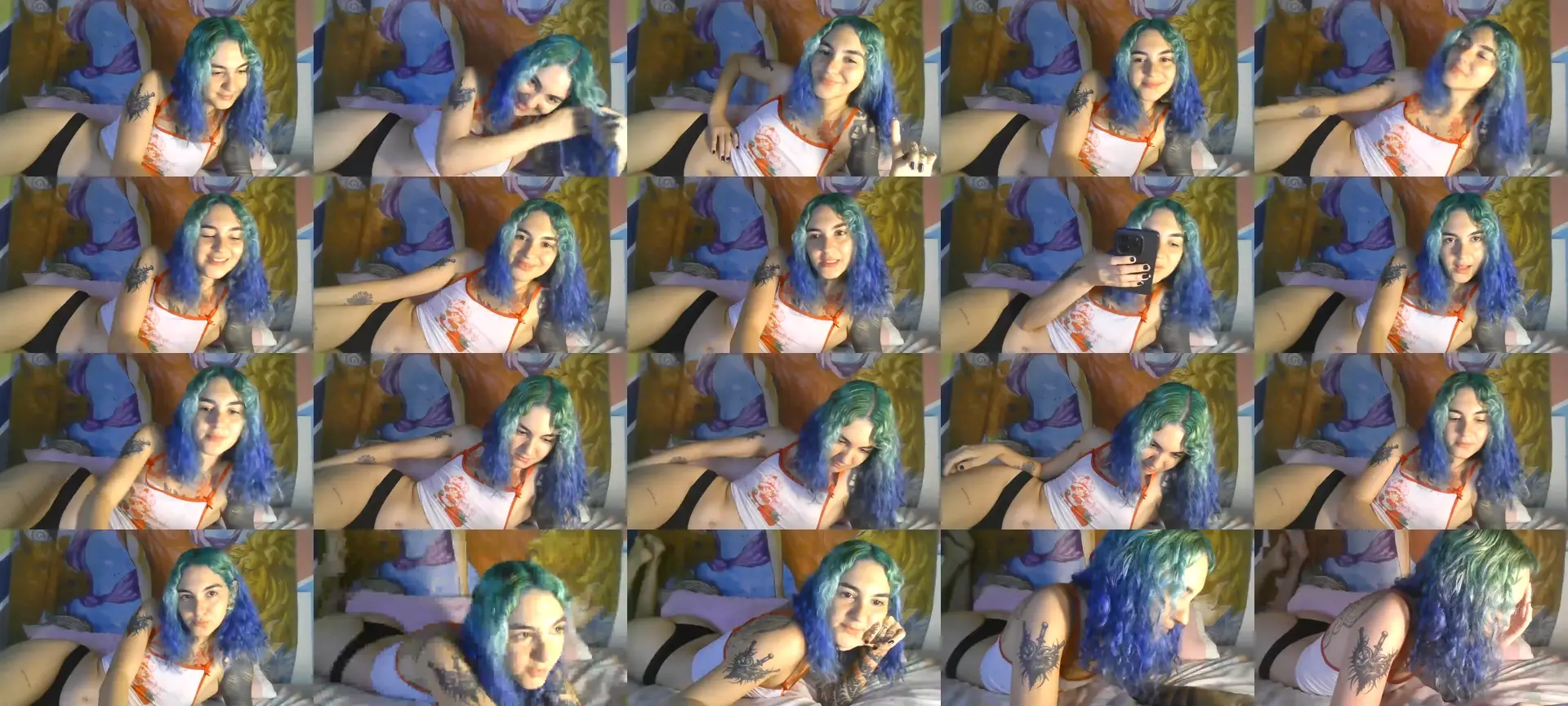 BabeGurl photo contact sheet