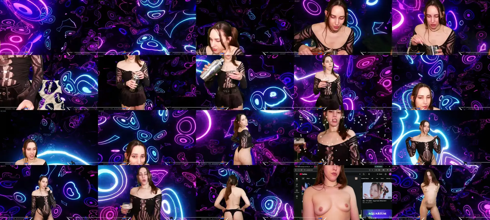 Dashy photo contact sheet