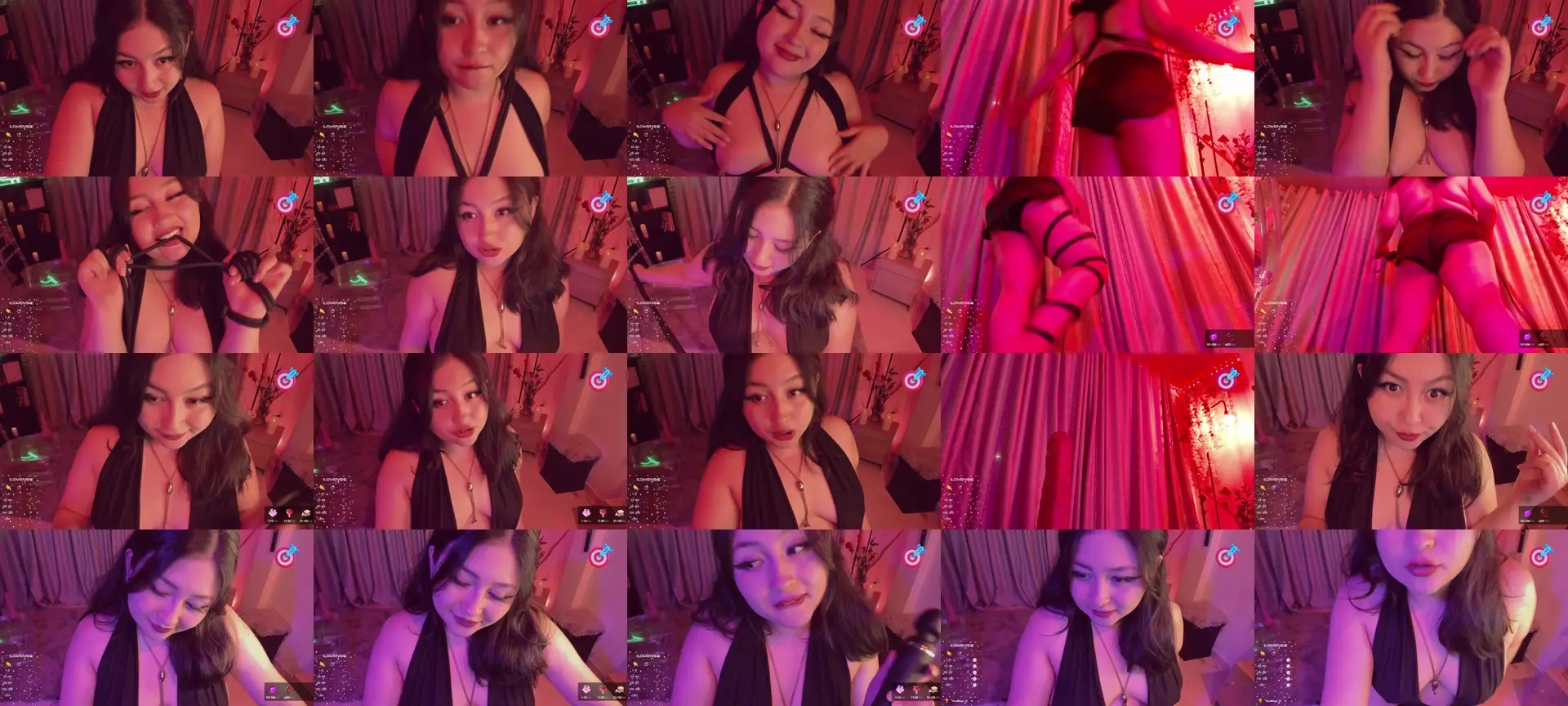 Lenasweetx photo contact sheet