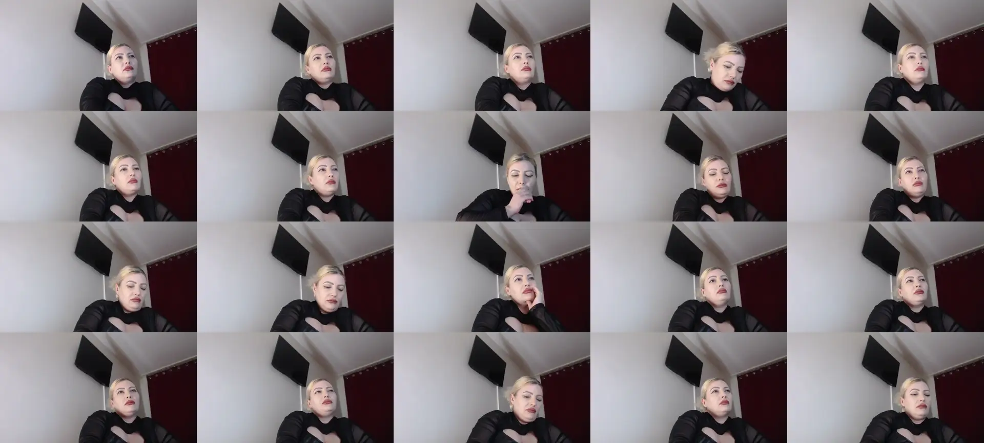 MistressDemy photo contact sheet